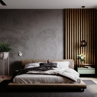 Акцентная стена в интерьере Акцентная стена в спальне