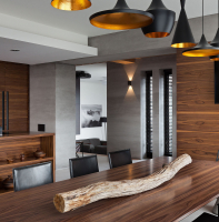 Отделка орехом интерьера кухни Кухня с отделкой под орех