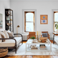 Стиль Кэжуал-люкс в интерьере гостиной