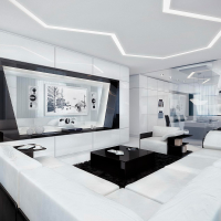 Хай тек стиль в дизайне интерьера Хай тек стиль