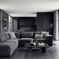 Матовый интерьер Матовый интерьер гостиной