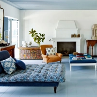 Средиземноморский стиль в дизайне интерьера гостиной