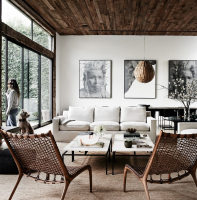 Стиль кинфолк в интерьере Интерьер гостиной в стиле кинфолк