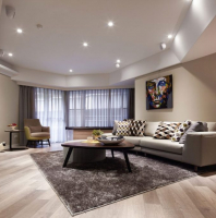 Стиль модерн в интерьере гостиной