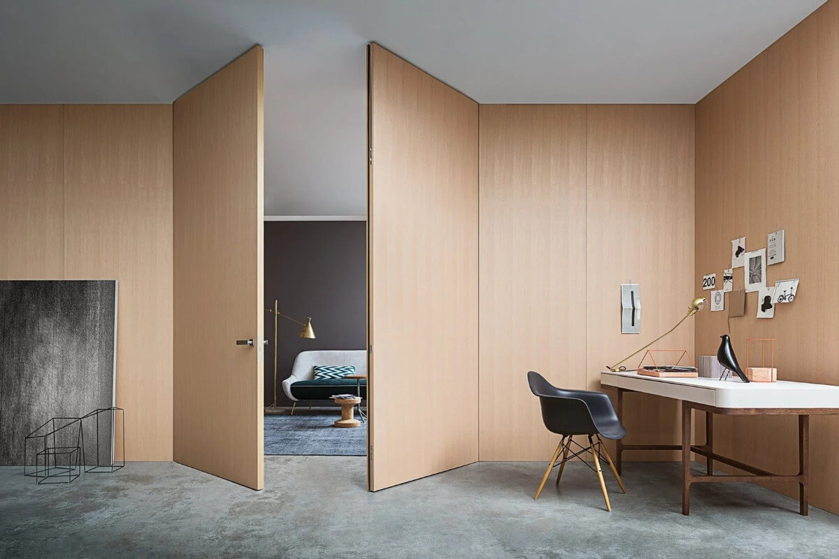 Двери в дизайне интерьера Домашние двери скрытого монтажа