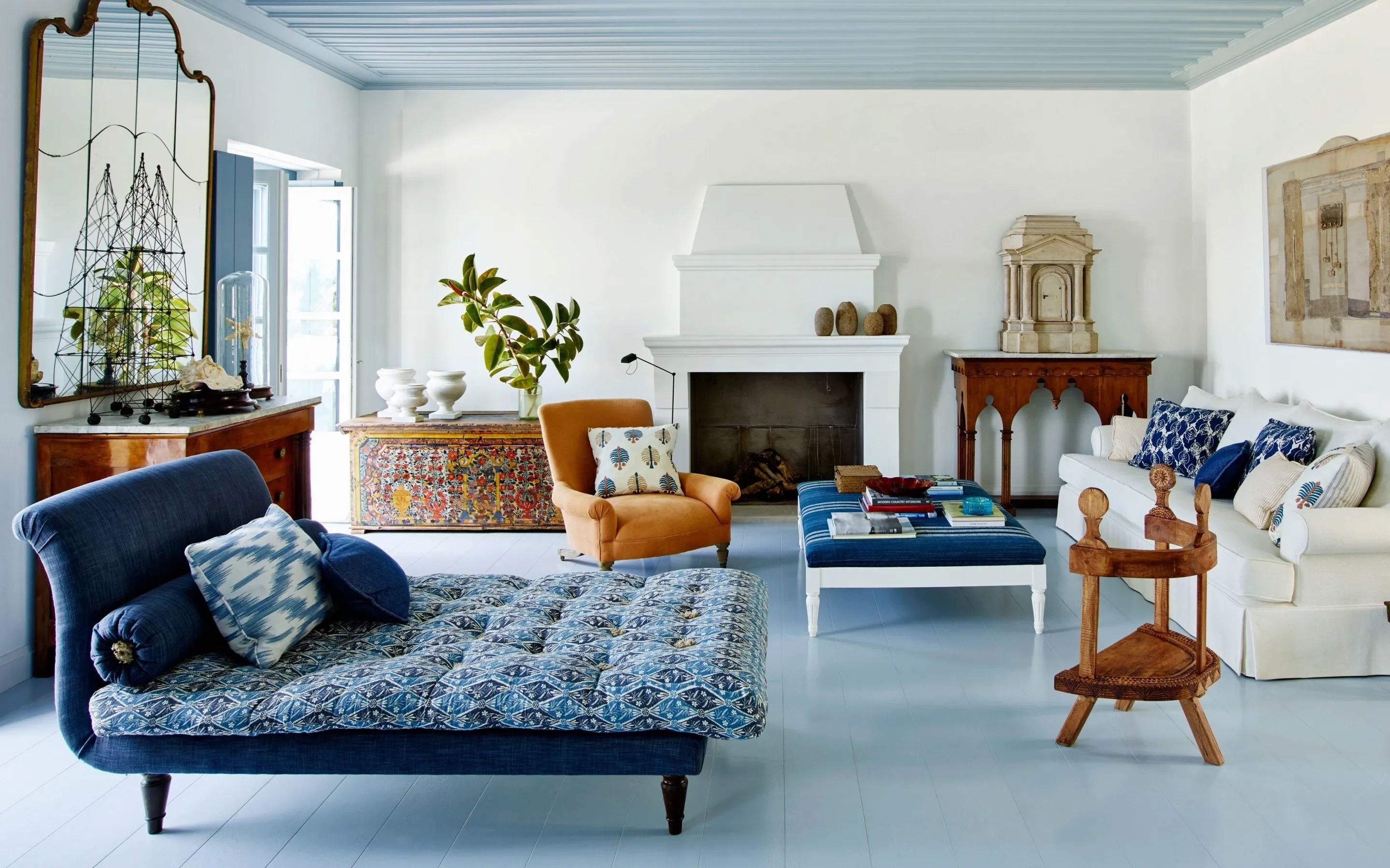 Средиземноморский стиль в дизайне интерьера гостиной